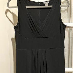 Ann Taylor Black A-Line Dress, Size Small